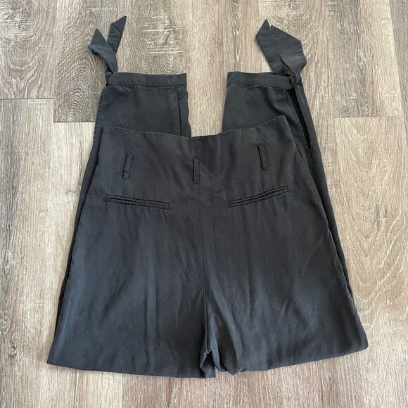 Reformation Avalon Vintage Black Ankle Tie High Waisted Trouser - Size: 10 - Picture 11 of 13